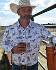 Ranch Life Unisex Western Button Up Shirt