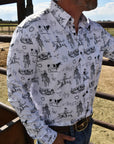 Ranch Life Unisex Western Button Up Shirt