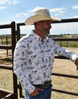 Ranch Life Unisex Western Button Up Shirt