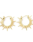 Burst of Spirit Hoop Earrings