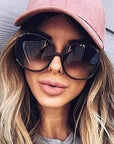 Round Large Frame Wild Sunglasses