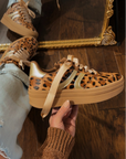 SALE The Oaklynn Platform Sneakers in Leopard