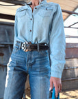 The Heidi Denim Top