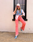 SALE The Everly Pant in Peach