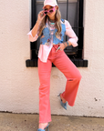 SALE The Everly Pant in Peach