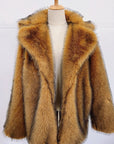 Mob Wife Faux Fur Coat