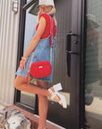 The Coro Dark Denim Dress