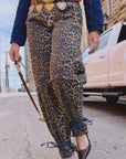The Heidi Leopard Jean