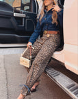 The Heidi Leopard Jean