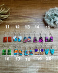 Mini Slab Earrings - Pick your style