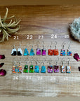 Mini Slab Earrings - Pick your style