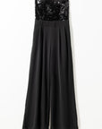 Black Sequin Jumpsuit