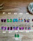 Mini Slab Earrings - Pick your style