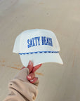 The Salty Beach Trucker Hat in Blue