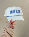 The Salty Beach Trucker Hat in Blue