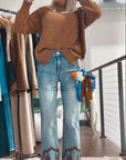 SALE The Sable Sweater in Camel