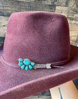 Sterling Silver & Kingman Turquoise Hat Pins – Limited Collection, One of Each