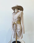 SALE The Myla Wrap Belt in Gold