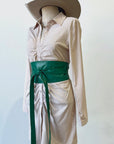 SALE The Myla Wrap Belt in Green