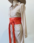 SALE The Myla Wrap Belt in Orange