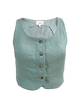 MASON'S DAUGHTER Andrea Top, Sage Green