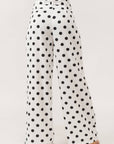 Long sleeve polka dot blazer and pants set