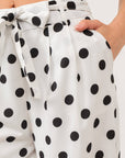 Long sleeve polka dot blazer and pants set
