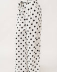 Long sleeve polka dot blazer and pants set