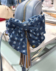 The Denim Daisy Bow Clip