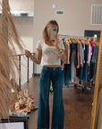 The Rope Bow Top in White