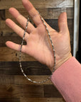 Mini Torpedo choker Sterling Silver Pearls