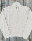 Ariat Women's Oatmeal Heather High Noon 1/2 Zip Pullover