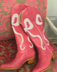The Adina Pink Bow Cowboy Boot