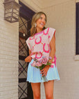 The Annie Horseshoe Sweater Vest