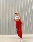 The Leighton Pant in Red