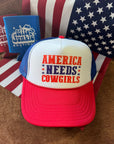 America Needs Cowgirls Trucker Hat