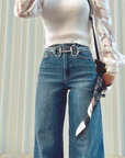 The Amalie Horsebit Belt