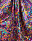 35X35" Purple Fun Floral Wild Rag / Scarf WR1018