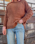 SALE The Sable Sweater in Camel