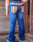 *YOUTH* SUNSET SERAPE BOOTCUT DENIM JEANS