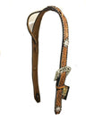 Brown Adjustable Belt Headstall