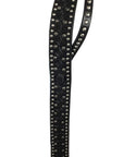 Black Adjustable Belt Headstall