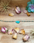 Sterling Silver & Turquoise Choker – 13” + Extender – Handmade In-House by The Bijoux FAB
