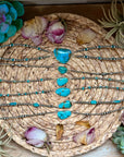 Sterling Silver & Turquoise Choker – 13” + Extender – Handmade In-House by The Bijoux FAB
