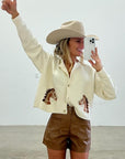 The Vintage Equestrian Cardigan