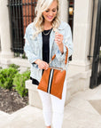 Toni Fold Over Clutch