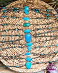 Sterling Silver & Turquoise Choker – 13” + Extender – In-House Silversmithing – Real Turquoise & Spiny Oyster Options
