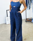 SALE The Margaret Denim Jumpsuit