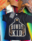 BROWN- Rowdy Kid Tee