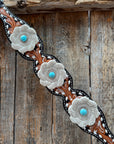 Classic Turquoise and Silver Browband Tack Set